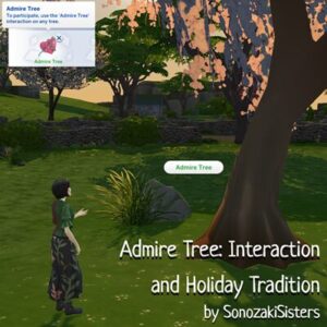 Arbre à admirer : Interaction et tradition de fête
