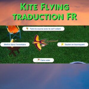 Mod de cerf-volant par Ozzy Sims 4 Mods - Trad FR