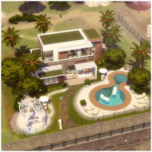 Piscine ronde de maison