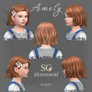 Cheveux de fille Amely