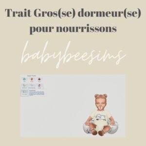 Dormeur | Trait - Bébé