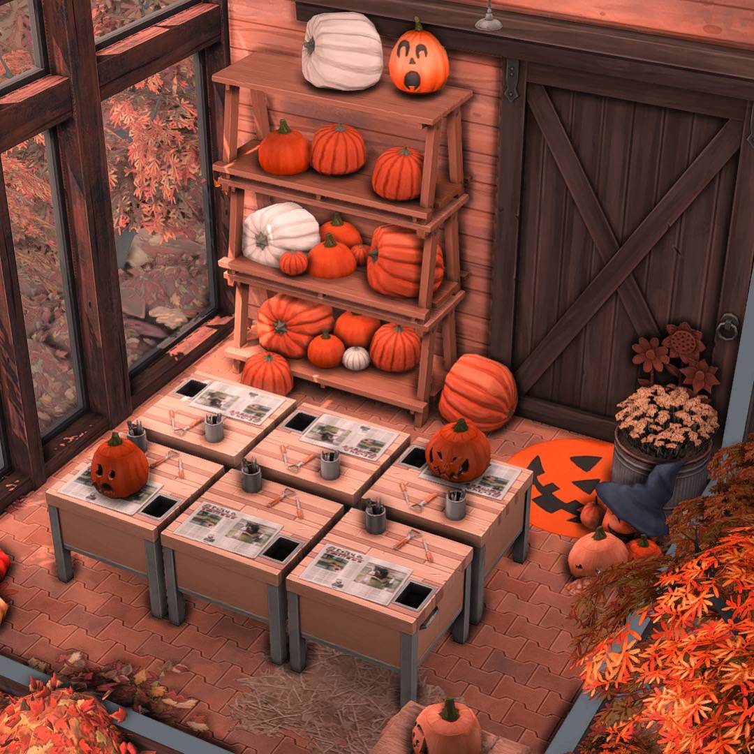 Atelier de sculpture de citrouilles