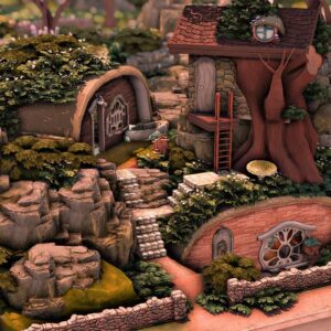Maison de départ fée Hobbit