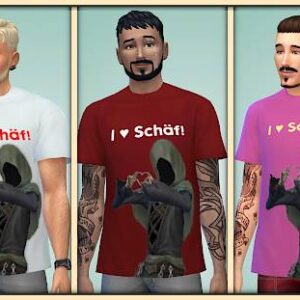 J'aime Schäf! | Recoloration de T-shirt
