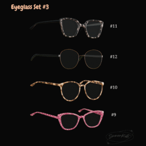 Lunettes CC Set #3