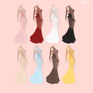 Ensemble de robe Voile Divin