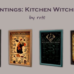 Peintures : Collection Sorcellerie Culinaire