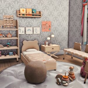 Chambre d'enfants de ferme – Apprentissage et jeu douillet