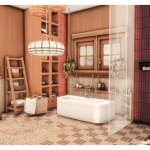 Salle de bain du chalet de Noël