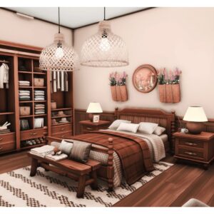 Chambre de la cabane de Noël