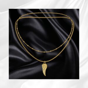 Collier à couches Gold Wing