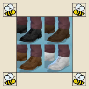 Ensemble de chaussures solides neutres masculines