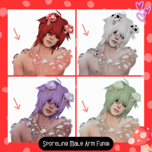 [JBTN] Sporeling Bras Masculin Champignons