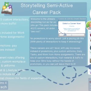 Pack de carrière Conteur (Semi-Actif)