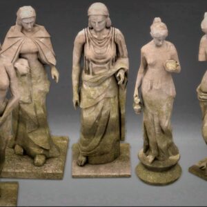 ensemble de statues