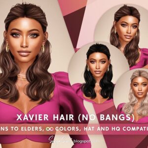 SONYASIMS - CHEVEUX DE XAVIER (SANS FRANGE)
