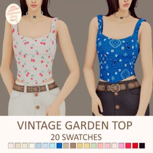 Haut de jardin vintage