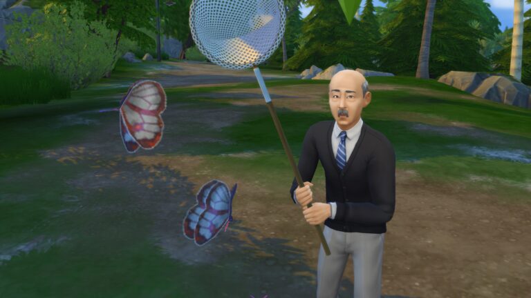 La compétence Entomologie des Sims 4 et la collection de papillons