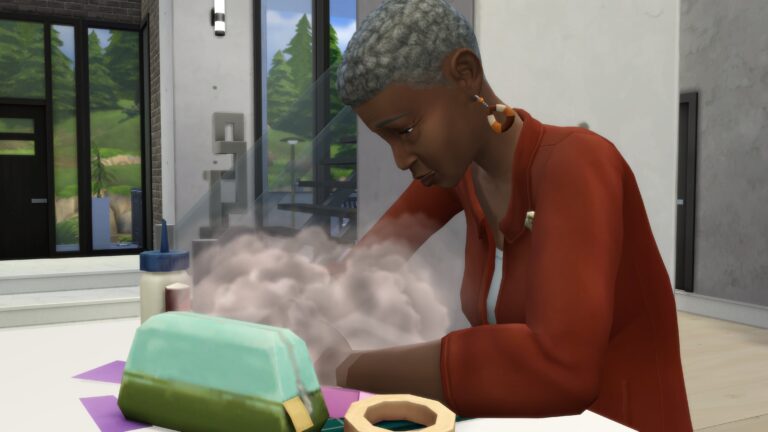 La compétence Art du Papier des Sims 4 À l'Aventure