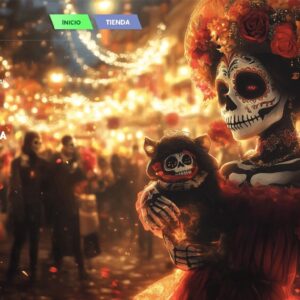 Menu Principal Arrière-plan Célébration du Jour des Morts