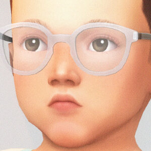 Lunettes translucides