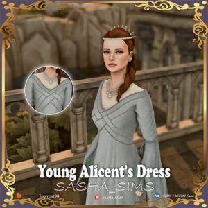 La robe de la jeune Alicent Hightower