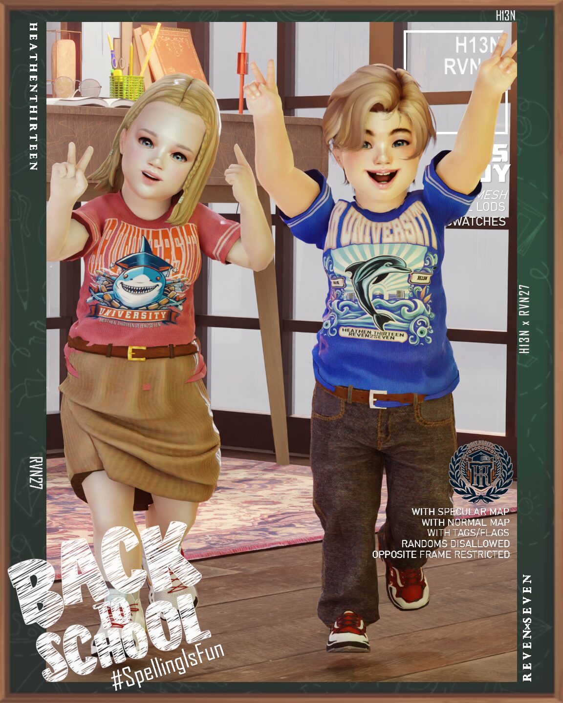 T-shirt Semi Fit Varsity pour tout-petits