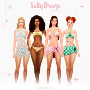 Femme Sarong - Océan - Version 5