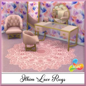 Tapis en dentelle Ilkim