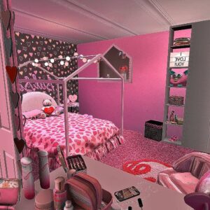 Une chambre d'ado très coquine