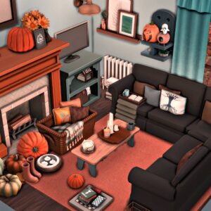 Salon inspiré par l'automne
