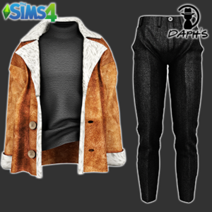 Pullover & Veste en fourrure S145 et Pantalon S146