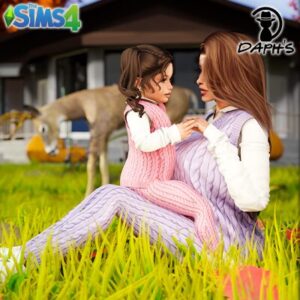 Veste et leggings mère et fille S153 - S154 - S155 - S156