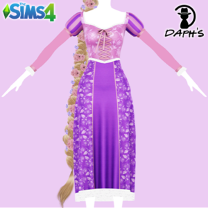 Robe de Raiponce S159