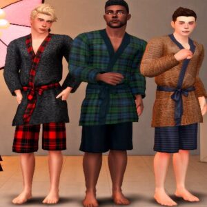 Robes & Shorts Set