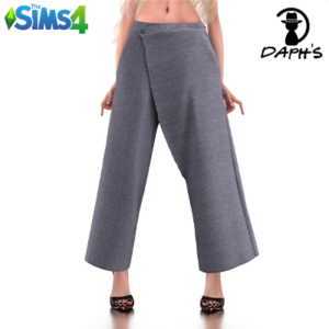 Pantalon Wrap Asymétrique S315