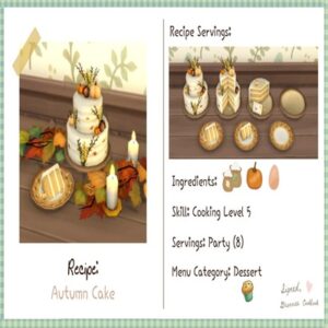 gâteau d'automne