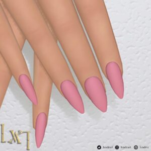 Ongles d'automne intenses amande
