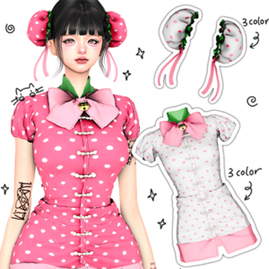 [LVAN]Robe à fraises (cadeaux de la Fête de la mi-automne)