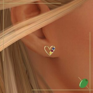 Boucles d'oreilles de l'amour maternel
