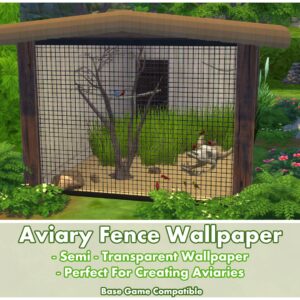 Clôture Aviary - Papier peint ~ Mur ~