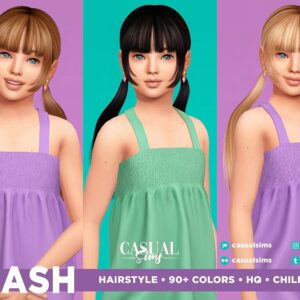 CasualSims - Coiffure Enfant à Frange (Avec Frange)