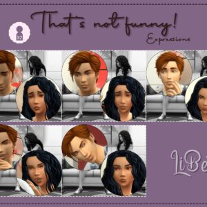 Ce n'est pas drôle ! - Pack de poses