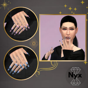 Ensemble de vernis à ongles abstrait 94