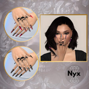 Ensemble de vernis gothique 117