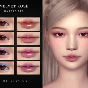Ensemble de maquillage Rose Velours