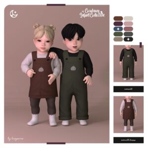 Ensemble + Robe d'ensemble - Collection Velours Enfant