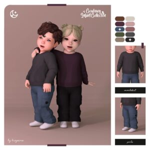 Veste à capuche + Pantalon - Velours côtelé Collection Enfant