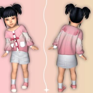 Cardigan pour tout-petits (Amy)