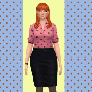 Blouse à pois du monde